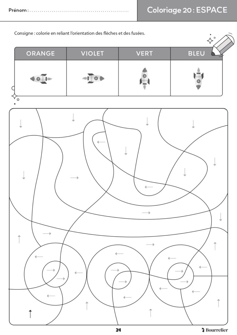 Aperçu : Coloriages magiques GS – Explorer le monde