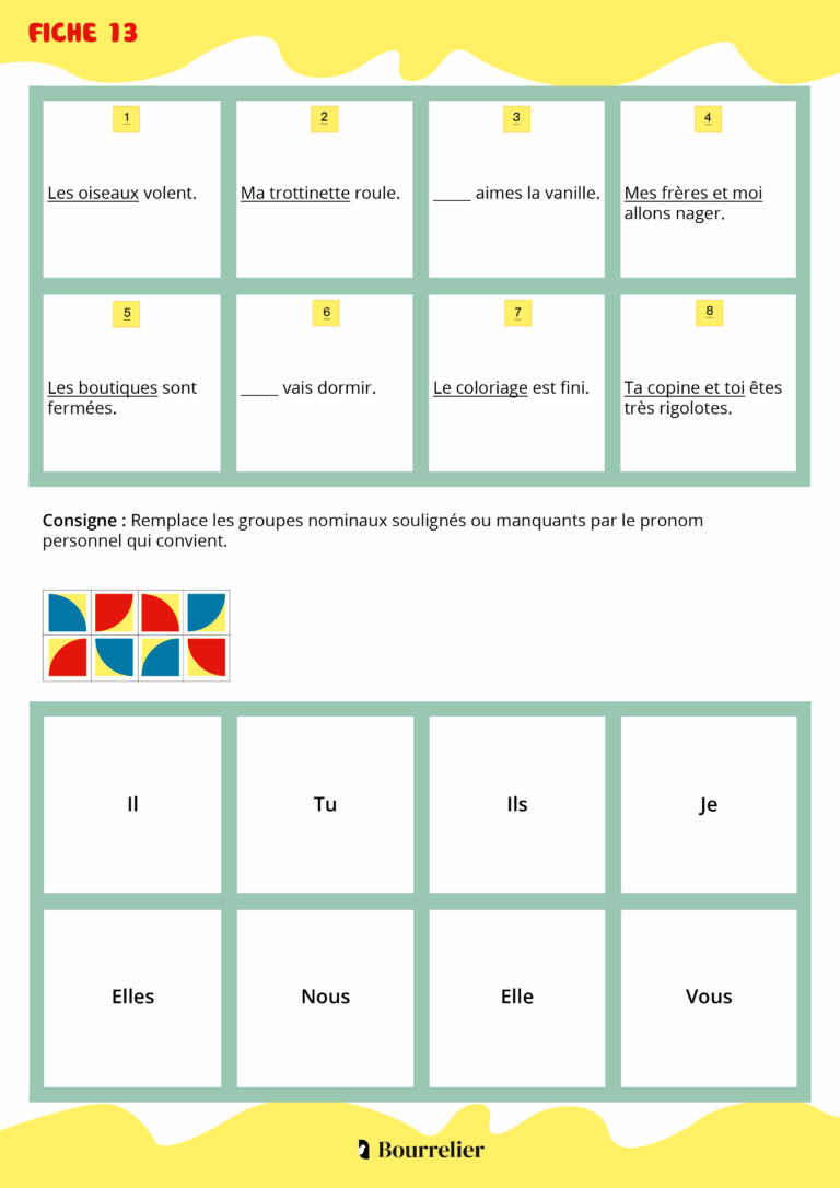 Aperçu : Fichier Versologic Français CE2 – Grammaire et vocabulaire