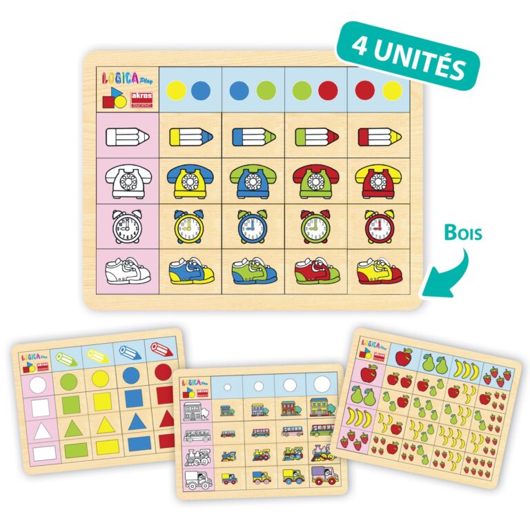 Aperçu : Les Petits Ateliers – Logique : tableaux à double entrée (GS)