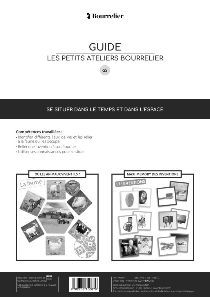 Les Petits Ateliers – Se situer dans le temps et dans l’espace (GS)