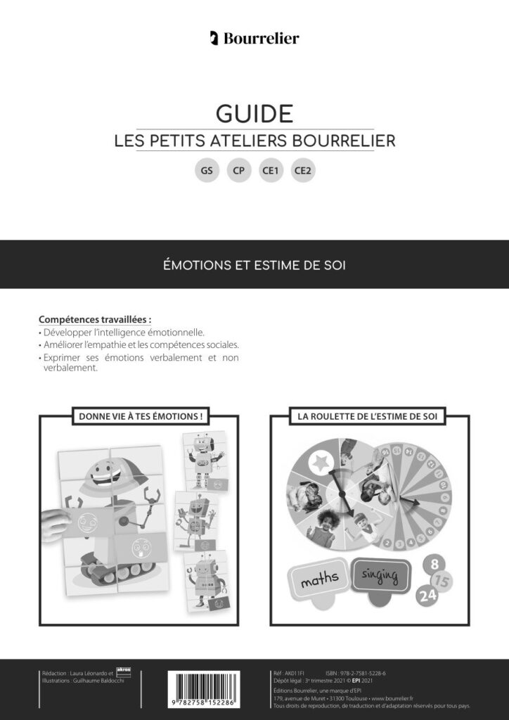 Les Petits Ateliers – Émotions et estime de soi (GS-CE2)