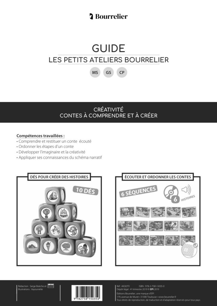 Les Petits Ateliers – Créativité : contes à comprendre et à créer (MS-CP)
